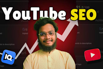 rank your youtube videos with SEO and be your expert channel manager