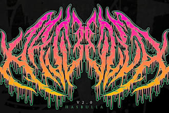 create a pagan folk metal logo