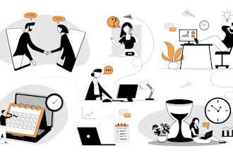 create custom line art illustrations