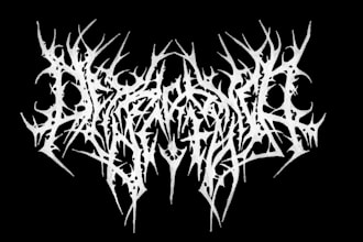 design a crust punk grindcore logo