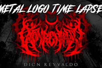 design a logo for your heavy metal or hardcore band
