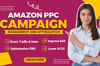 setup and manage amazon ppc campaigns and advertising ads