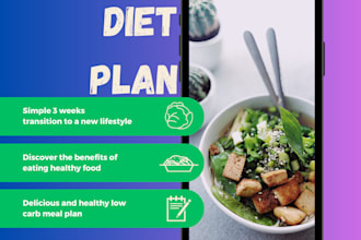 make a healthy diet plan for you