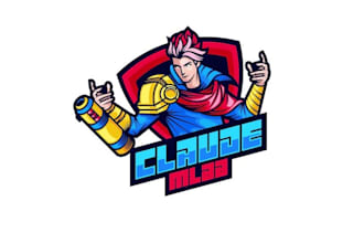draw mascot cartoon logo for event , website and business