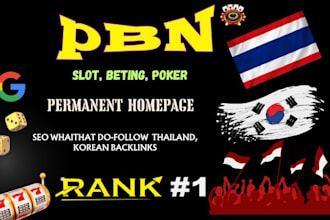 make high quality korea dofollow SEO link building DR authority korean backlinks