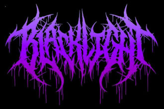 make brutal death metal, deathcore, black metal band logo