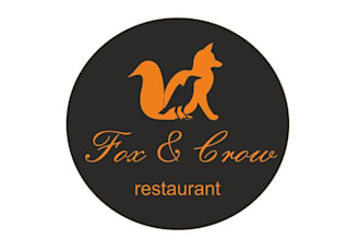 make fox crow restaurant food truck logo