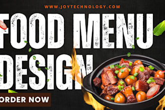 design modern food menu restuarant menu catering menu drinking menu design