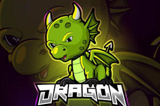 design awesome cartoon logo design for you
