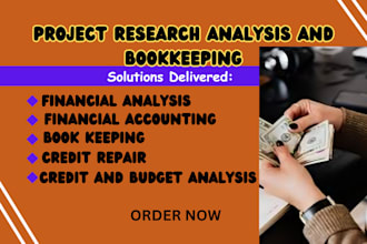 write report of accounting task and personal finance with bookeeping