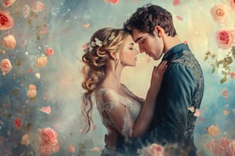 design a romance book cover
