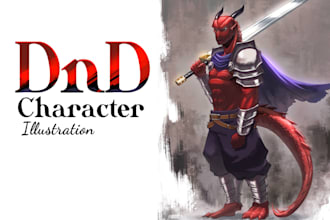 drawing dnd and fantasy art with my style