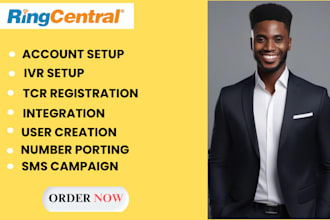 setup ringcentral tcr registration ringblaze openphone viop phone system