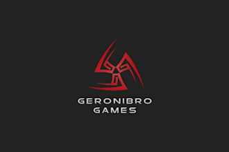 make traditional e sports and games logo