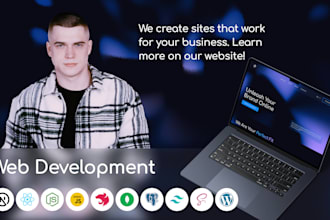 create a professional website or web application