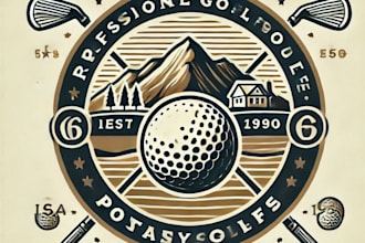 design unique golf logo