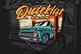 draw car cartoon for sticker