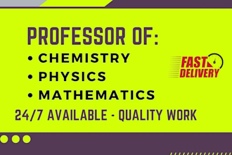 tutor you in chemistry physics math calculus linear algebra and discrete math