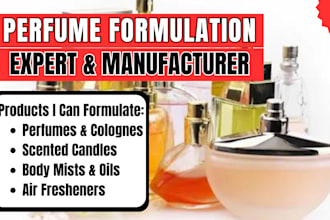 be your expert formulation chemist for perfume cologne and scented oil creation