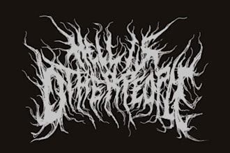 design a metal logo for cd artwork