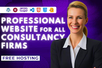 build a professional website for your consultancy firm