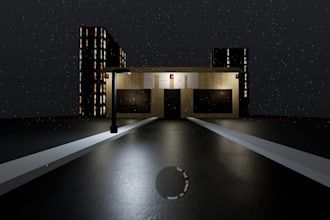 3d immersive web environment development