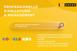 manage your campaigns in german und auch auf deutsch