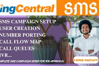 setup ringcentral sms guaranteed ringcentral tcr approval