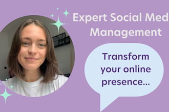 be your social media manager and or PR manager and transform your communications