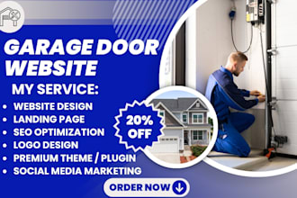 design garage door website window installation website locksmith tinting website