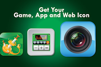 design unique web, app, social media and game icon