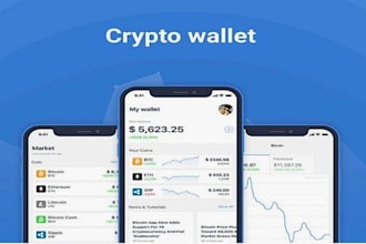 develop crypto wallet app smart contract token creation and exchange platforms