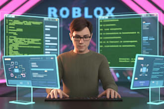 create expert roblox scripts systems, vfx, UI and gui for your game