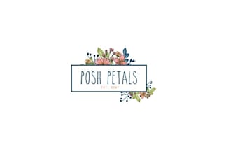 make important floral art studio logo