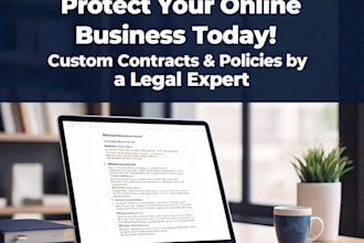 draft legal contracts and policies for your online business