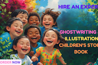 ghostwrite and illustrate your children picture book
