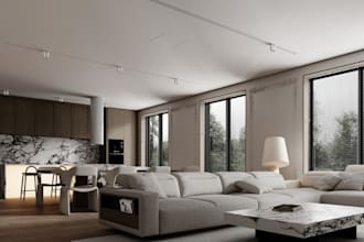 do 3d corporate, cozy room, stadium, lounge, spa, bar, gym, play room, basement