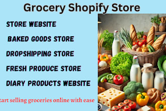grocery shopify store fresh produce website food store product store