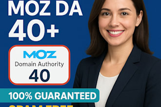 increase domain authority  moz da 40 plus