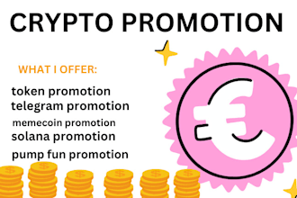 do crypto promotion telegram promotion pump fun crypto token to pump token sales