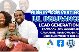 iul insurance leads insurance leads iul insurance iul facebook google video ads