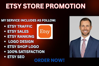 do etsy shop promotion and etsy SEO for etsy traffic and boost sales guarantee