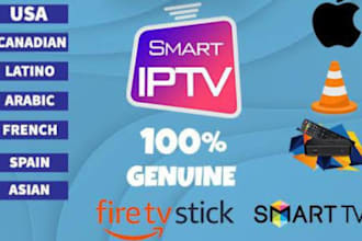 provide iptv app with admin panel