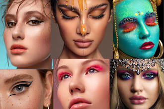 do retouch for makaup artists, beauty masters, portrait retouch