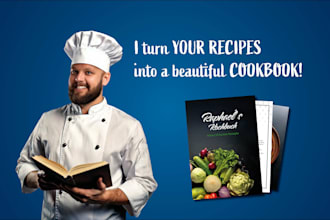 create a stunning cookbook with your recipes and pictures