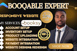 booqable website setup, booqable rental website design, online booking