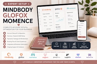 setup mindbody glofox momence vagaro glossgenius legitfit vibefam mariana tek