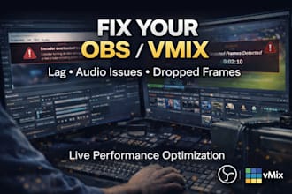 fix your obs or vmix issues and improve performance