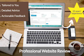 review your website and provide actionable feedback