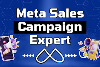 run facebook advertising, meta sales campaign expert